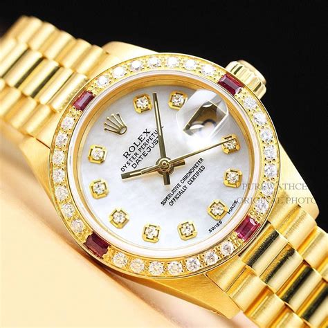 gold rolex watch replica|pre owned women's rolex.